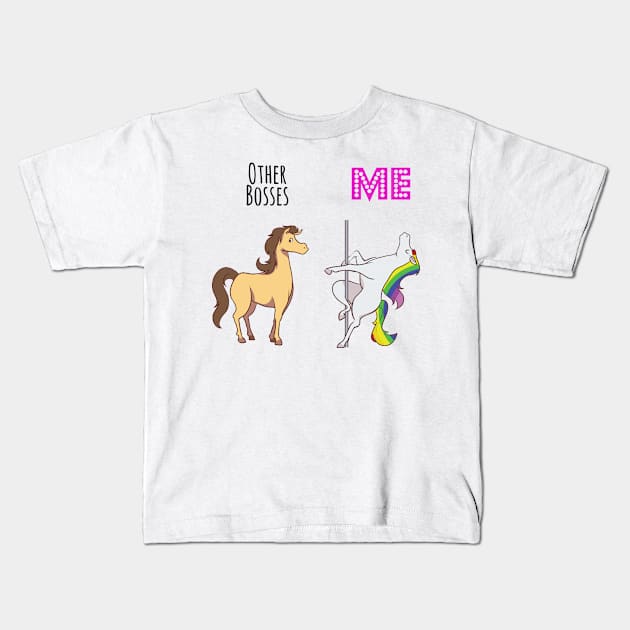 Other boss Unicorn Kids T-Shirt by IndigoPine